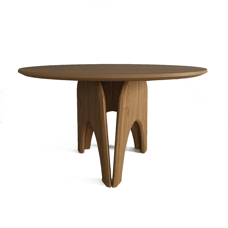 Обеденный круглый стол из дерева Pelican Dinner Table Древесина Обеденный круглый стол из дерева Pelican Dinner Table Древесина в Орле | Loft Concept