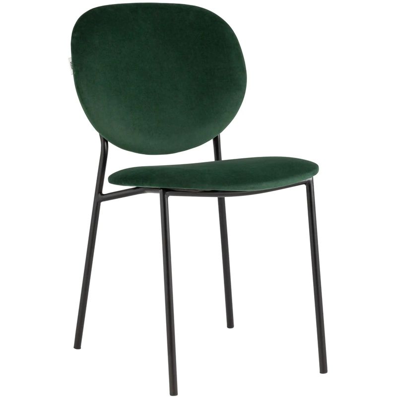 Стул Stanley Chair Зеленый Велюр Зеленый Черный Стул Stanley Chair Зеленый Велюр Зеленый Черный в Орле | Loft Concept