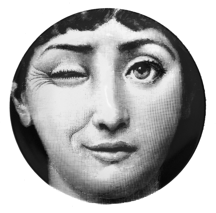 Декоративная тарелка Fornasetti 130 Черный Декоративная тарелка Fornasetti 130 Черный в Орле | Loft Concept