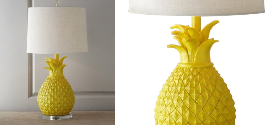 Настольная лампа Yellow Pineapple "Желтый Ананас" Настольная лампа Yellow Pineapple "Желтый Ананас" - Loft-Concept в Орле
