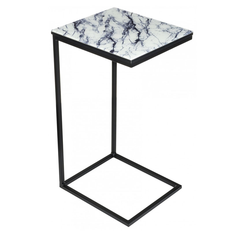 Приставной стол Zermatt Side Table white marble Белый Мрамор Bianco Приставной стол Zermatt Side Table white marble Белый Мрамор Bianco в Орле | Loft Concept