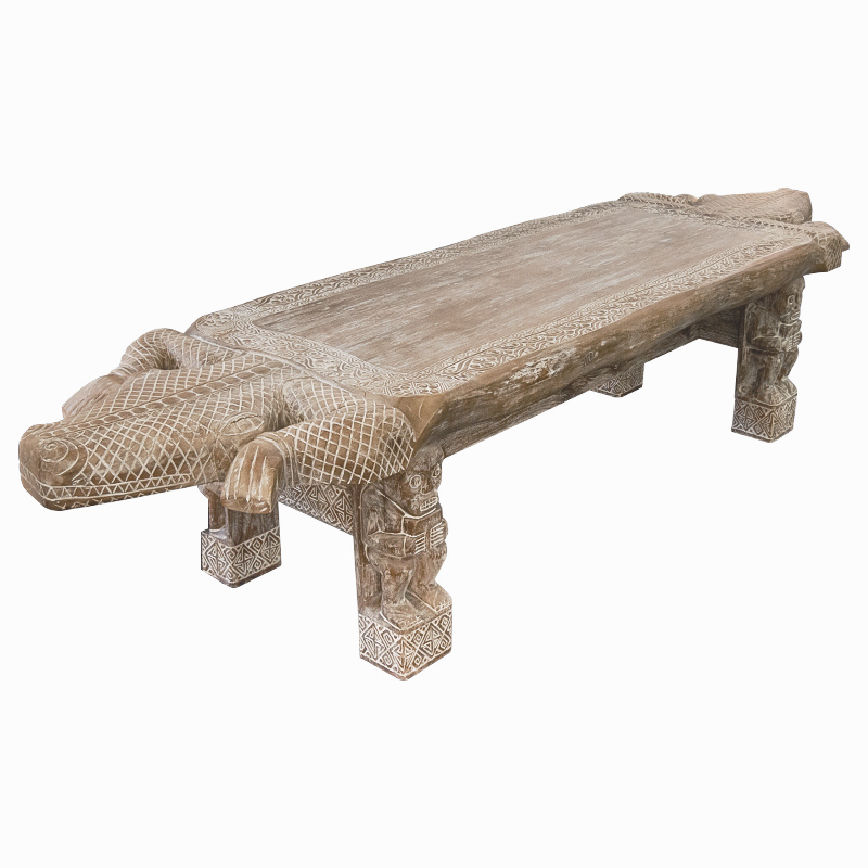 Большой обеденный стол Crocodile dining table ручная работа Древесина Большой обеденный стол Crocodile dining table ручная работа Древесина в Орле | Loft Concept