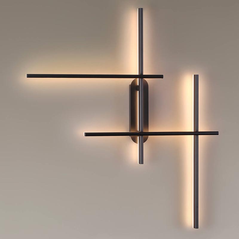 Бра Rolf Four Black Lines Черный Бра Rolf Four Black Lines Черный в Орле | Loft Concept
