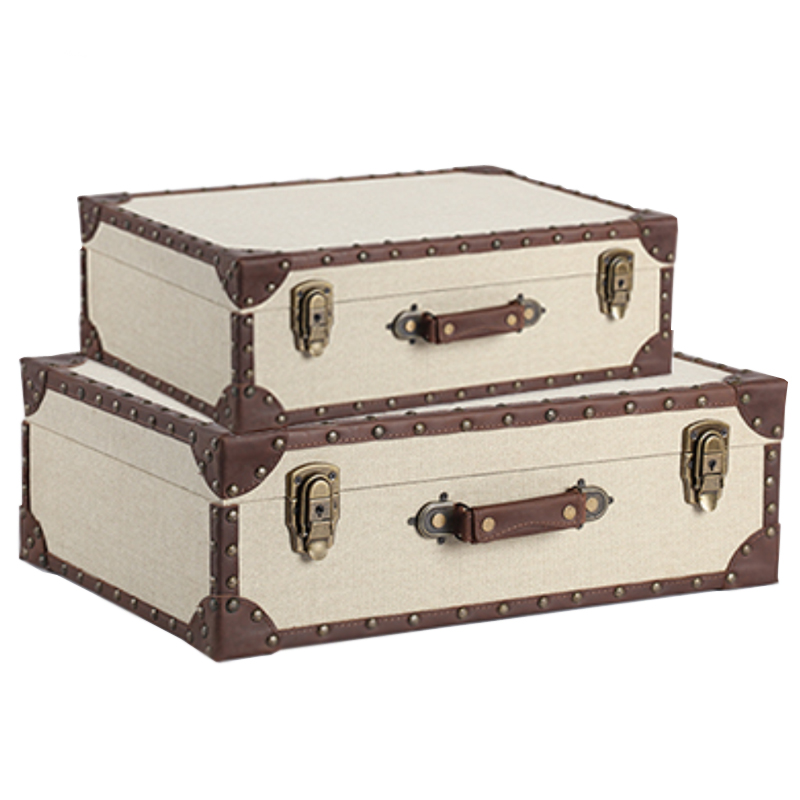 Винтажный Чемодан Отделка Кожа Коричневый винтаж ivory ( слоновая кость ) Винтажный Чемодан Отделка Кожа Коричневый винтаж ivory ( слоновая кость ) в Орле | Loft Concept