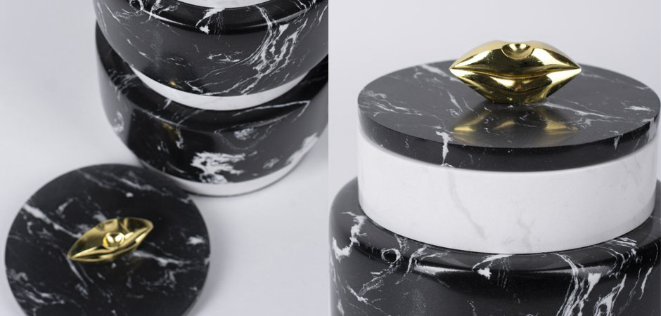 Kelly Wearstler LARGE MELANGE JAR Kelly Wearstler LARGE MELANGE JAR - Loft-Concept в Орле