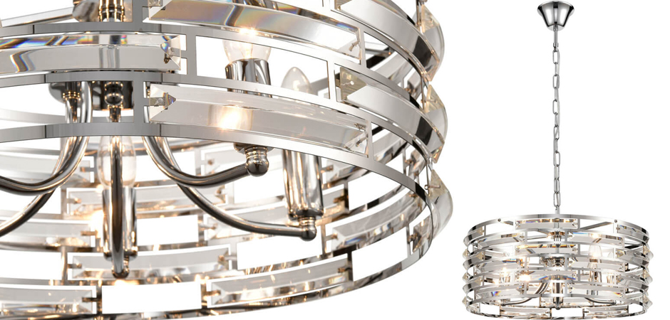 Люстра Chandelier Glass Inserts Люстра Chandelier Glass Inserts - Loft-Concept в Орле