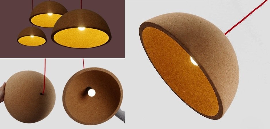 Подвесной светильник Cork Semisphere Подвесной светильник Cork Semisphere - Loft-Concept в Орле