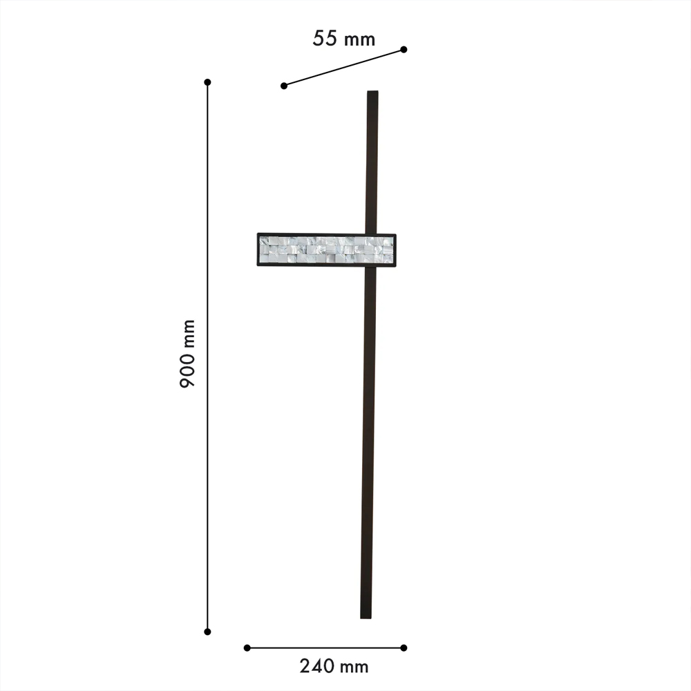 Бра с декором из перламутровой морской ракушки Touch of Marine Charm в Орле