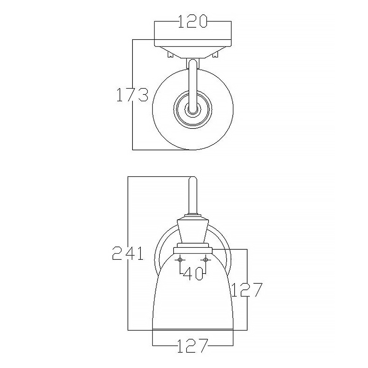 Бра с матовым ребристым плафоном в форме колокола Kichler в Орле