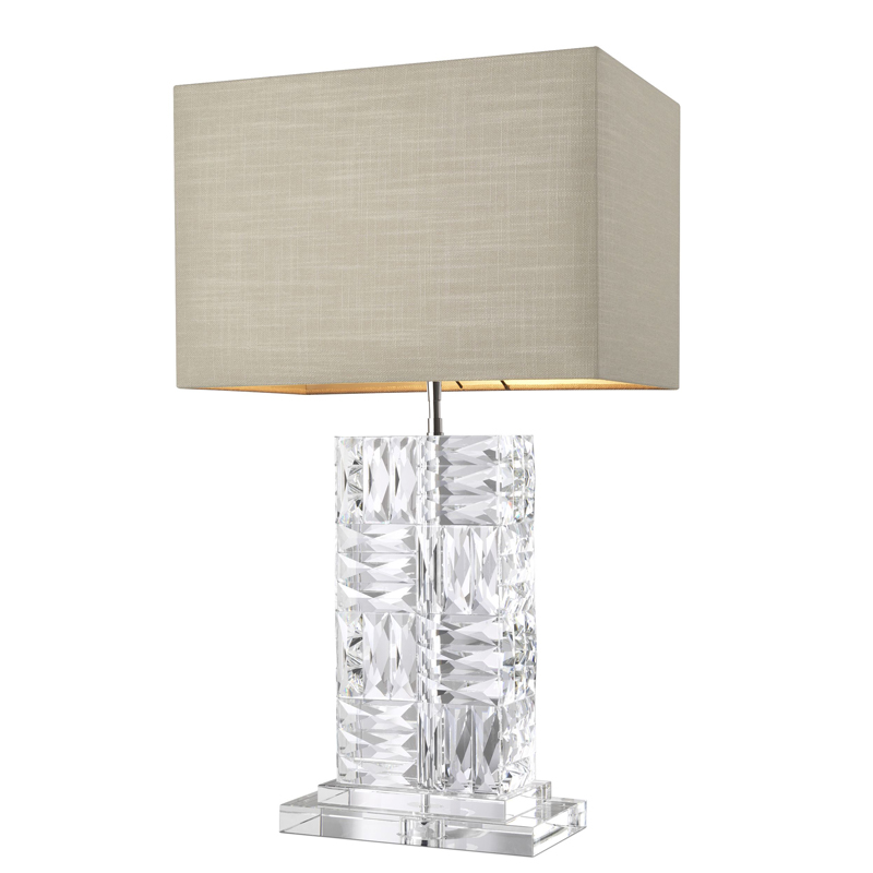 Настольная лампа Eichholtz Table Lamp Contemporary Прозрачный Бежевый Настольная лампа Eichholtz Table Lamp Contemporary Прозрачный Бежевый в Орле | Loft Concept