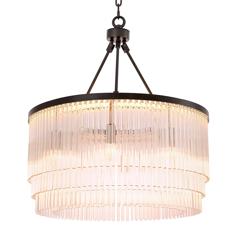 Люстра Eichholtz Chandelier Hector S Bronze Прозрачное Стекло Черный Темная бронза Люстра Eichholtz Chandelier Hector S Bronze Прозрачное Стекло Черный Темная бронза в Орле | Loft Concept
