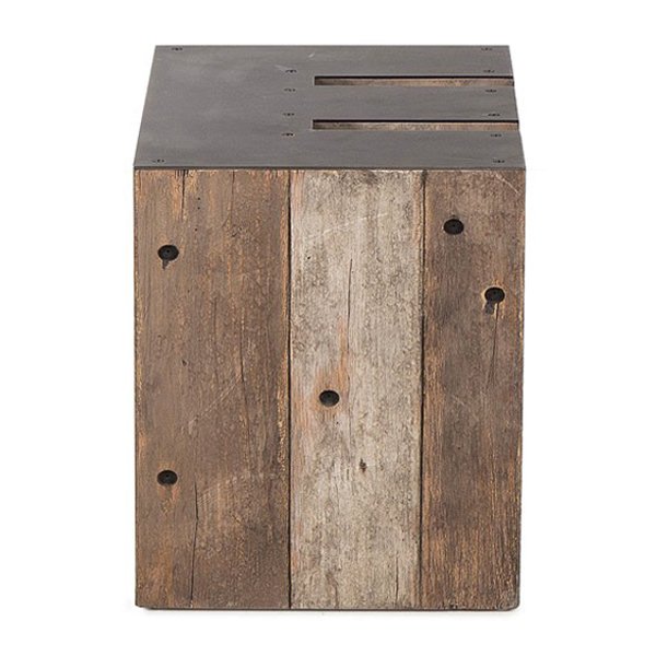 Столик Wooden Alphabet E Side Table Коричневый Графит в Орле | Loft Concept 