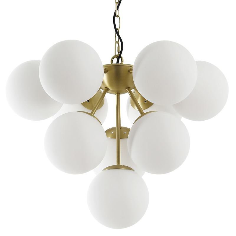 Современная люстра Berries Chandelier Золотой Белый Современная люстра Berries Chandelier Золотой Белый в Орле | Loft Concept