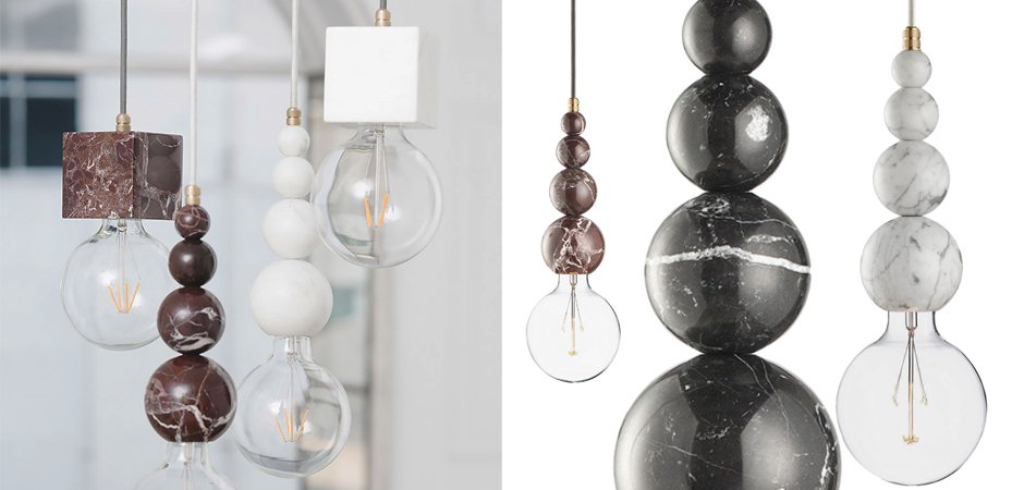 Подвесной светильник MARMOR SLIPP Nero Подвесной светильник MARMOR SLIPP Nero - Loft-Concept в Орле