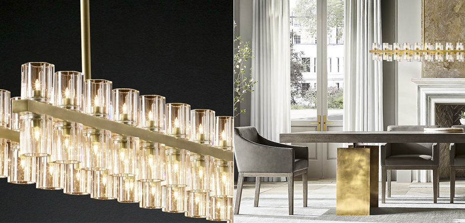 Люстра Restoration Hardware Arcachon Linear Chandelier Люстра Restoration Hardware Arcachon Linear Chandelier - Loft-Concept в Орле