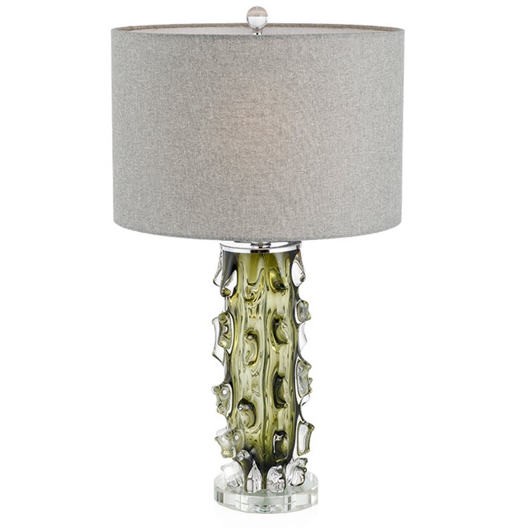 Настольная лампа Glass Cactus Зеленый Серый Настольная лампа Glass Cactus Зеленый Серый в Орле | Loft Concept