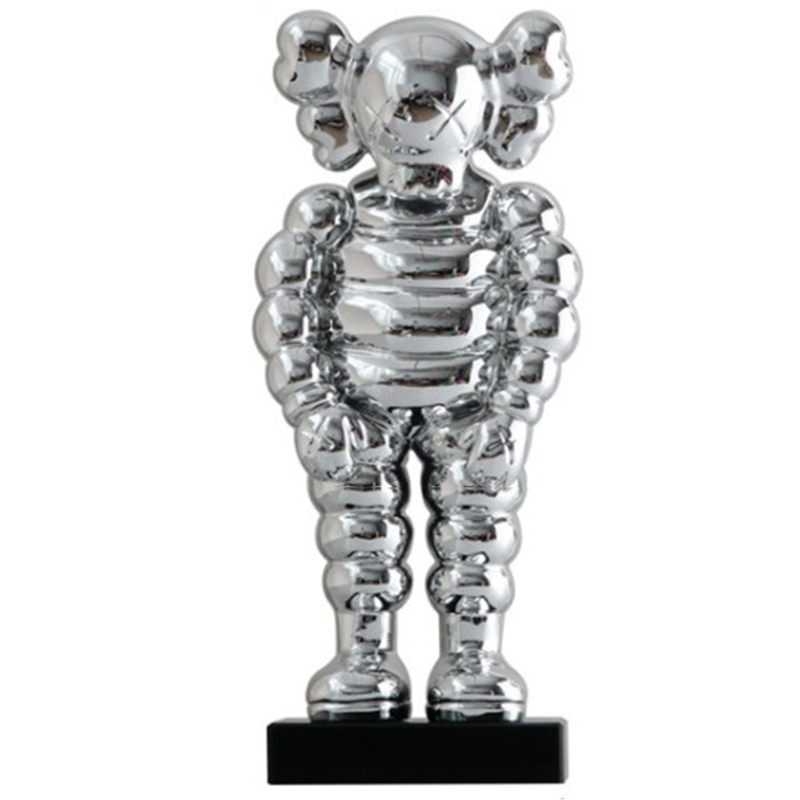 Статуэтка KAWS Bowed Down Silver on stand Серебряный Статуэтка KAWS Bowed Down Silver on stand Серебряный в Орле | Loft Concept