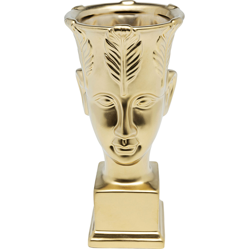 Ваза Golden Face Vase 26 Золотой Ваза Golden Face Vase 26 Золотой в Орле | Loft Concept