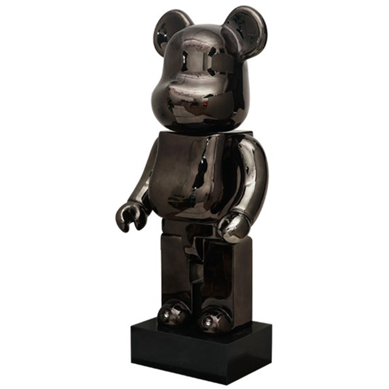 Статуэтка Bearbrick Black on stand Черный Статуэтка Bearbrick Black on stand Черный в Орле | Loft Concept