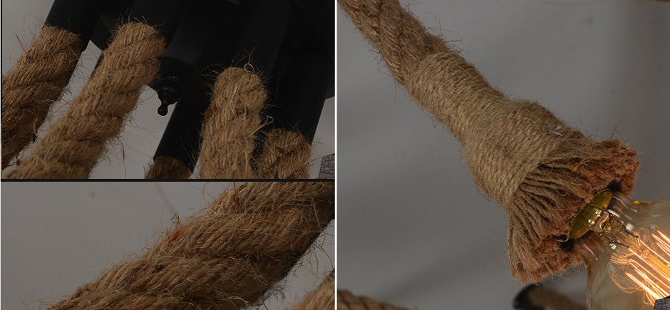 Подвесной светильник Rope Octopus Подвесной светильник Rope Octopus - Loft-Concept в Орле
