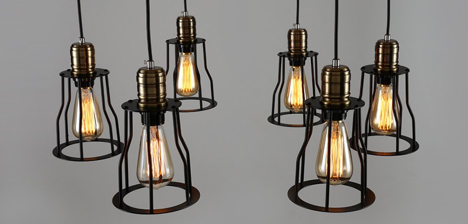 Люстра Loft Industrial 10 wire Cage Filament Pendant Люстра Loft Industrial 10 wire Cage Filament Pendant - Loft-Concept в Орле