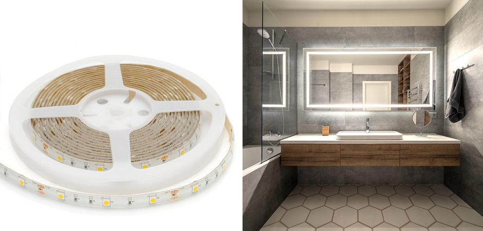 Светодиодная влагозащищенная лента 7,2W/m 30LED/m 5050SMD теплый белый 5M Светодиодная влагозащищенная лента 7,2W/m 30LED/m 5050SMD теплый белый 5M - Loft-Concept в Орле
