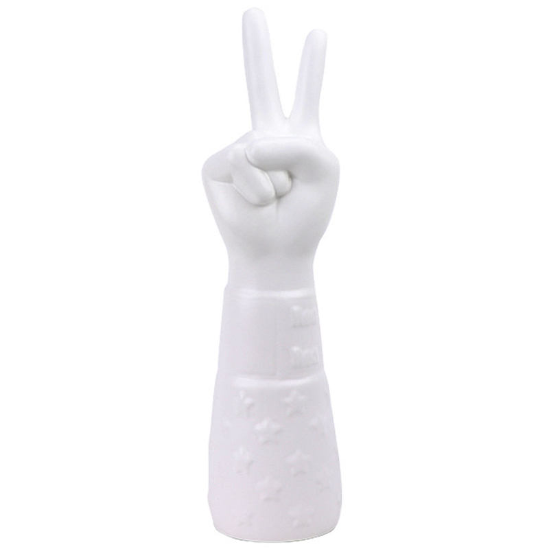 Статуэтка Jonathan Adler Peace Hand Sculpture Белый Статуэтка Jonathan Adler Peace Hand Sculpture Белый в Орле | Loft Concept