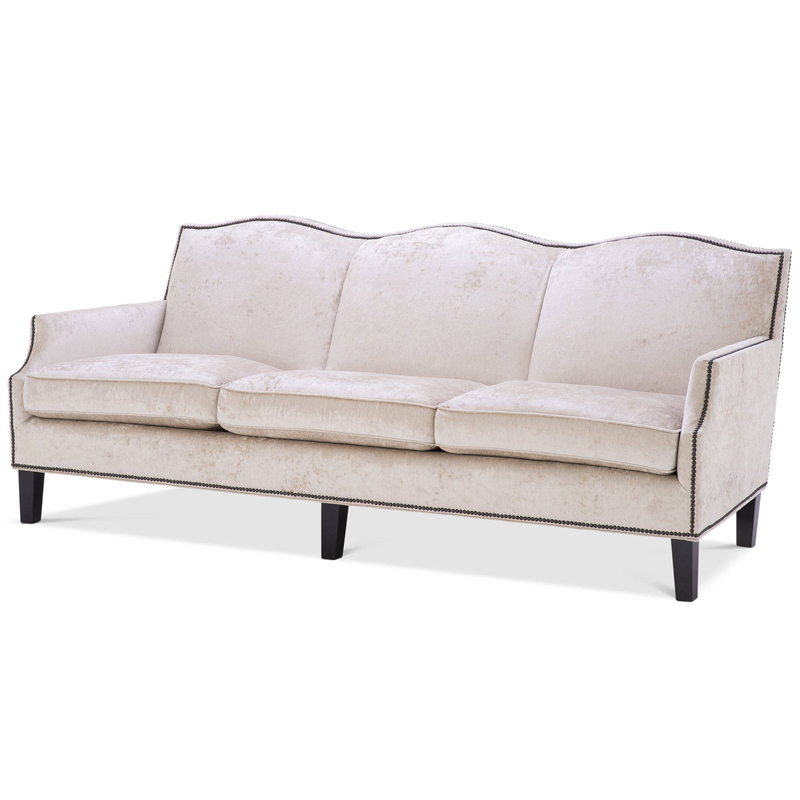 Диван Eichholtz Sofa Merlin Кремовый Латунь Черный Диван Eichholtz Sofa Merlin Кремовый Латунь Черный в Орле | Loft Concept