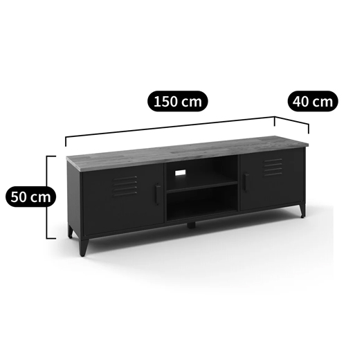 ТВ-тумба из металла и столешницей из массива дуба Metal Wood TV-Stand ТВ-тумба из металла и столешницей из массива дуба Metal Wood TV-Stand в Орле