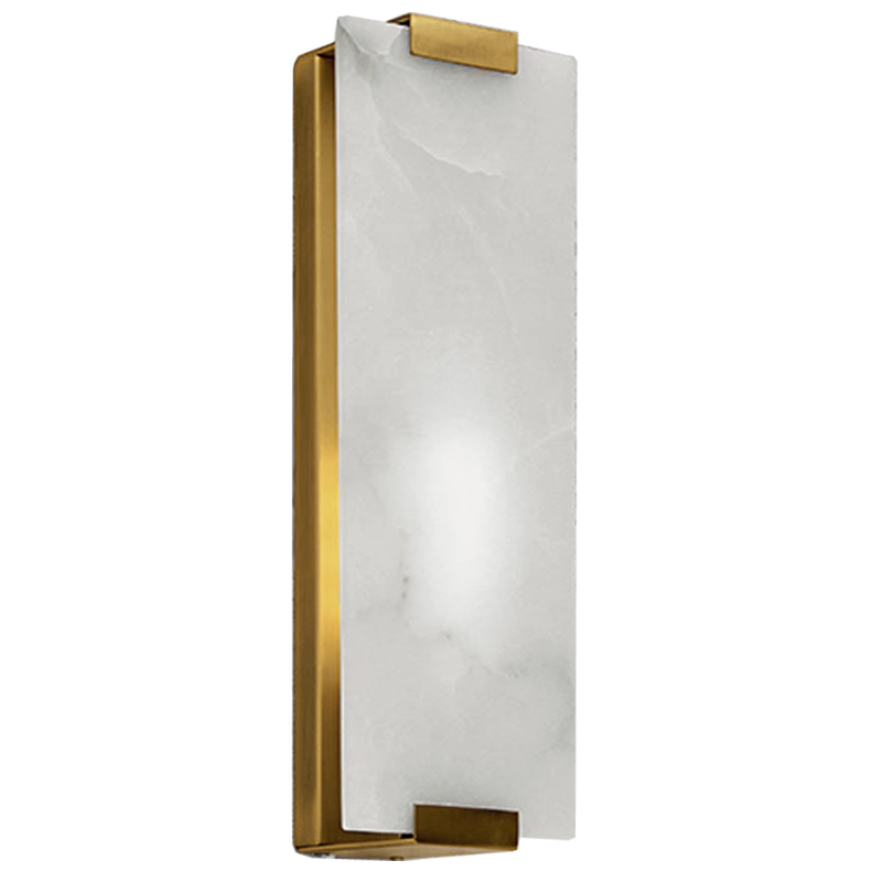 Бра Marble Rectangle Wall Lamp Brass Латунь Бра Marble Rectangle Wall Lamp Brass Латунь в Орле | Loft Concept