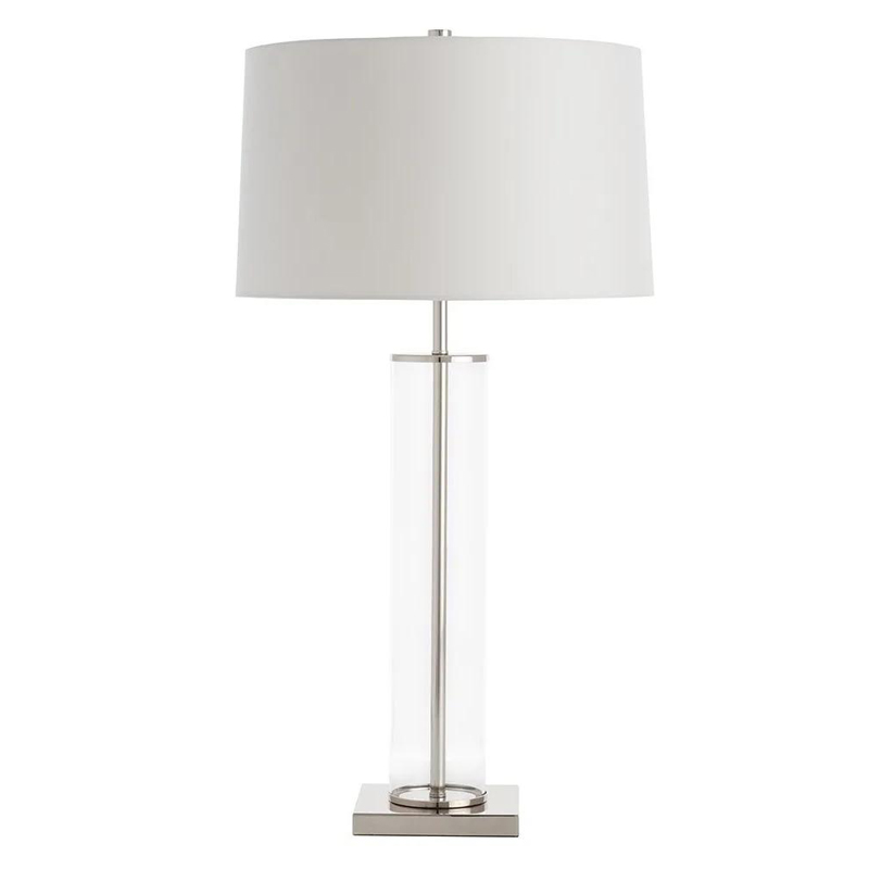 Настольная лампа Ticiana Glass Tube Table lamp Серебряный Настольная лампа Ticiana Glass Tube Table lamp Серебряный в Орле | Loft Concept