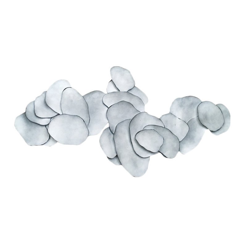 Арт-объект на стену Silver Blue Flakes Серо-голубой Арт-объект на стену Silver Blue Flakes Серо-голубой в Орле | Loft Concept