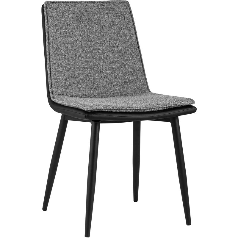 Стул Melissa Chair Серая Рогожка Серый Черный Стул Melissa Chair Серая Рогожка Серый Черный в Орле | Loft Concept