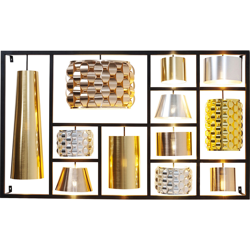 Бра Plusieurs Lamps gold Золотой Серебряный Бра Plusieurs Lamps gold Золотой Серебряный в Орле | Loft Concept