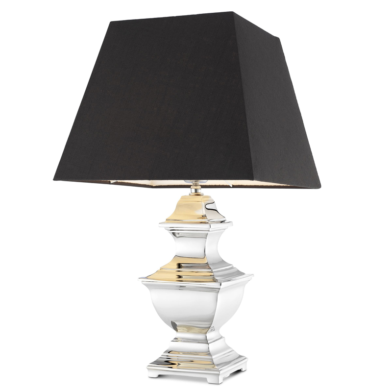 Настольная лампа Eichholtz Table Lamp Maryland Никель Черный Настольная лампа Eichholtz Table Lamp Maryland Никель Черный в Орле | Loft Concept