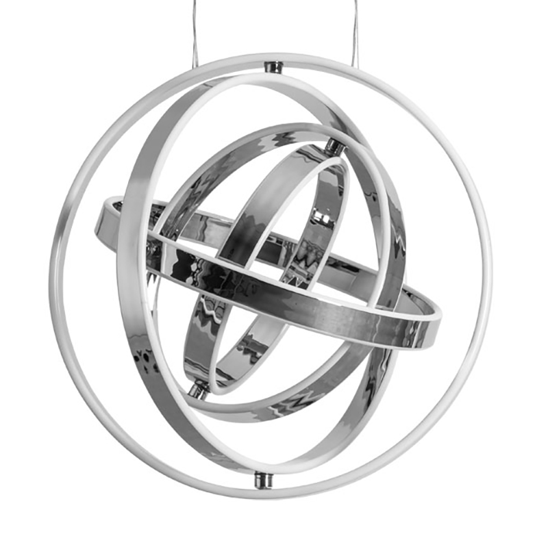 Люстра дизайнерская Rings Серебряный Люстра дизайнерская Rings Серебряный в Орле | Loft Concept