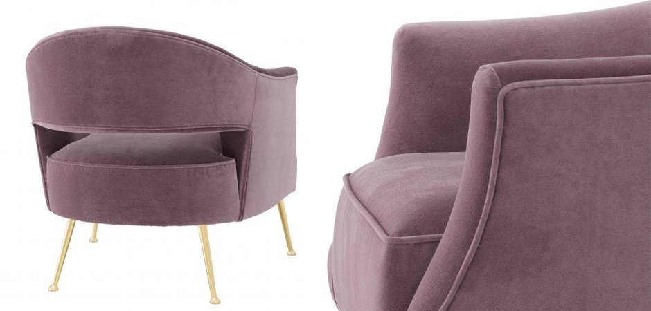Кресло Eichholtz Chair Domaine Lilac - фото №1