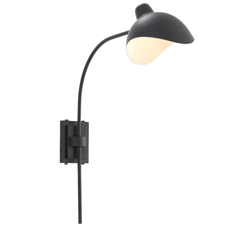 Бра Wall Lamp Pelham Black Черный Бра Wall Lamp Pelham Black Черный в Орле | Loft Concept