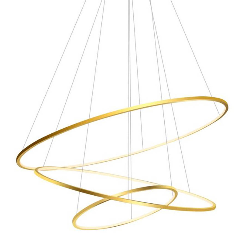 Люстра Три Кольца Ring Horizontal Quintet Gold 3 Золотой Люстра Три Кольца Ring Horizontal Quintet Gold 3 Золотой в Орле | Loft Concept