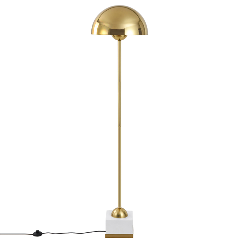 Торшер Riverside Floor Lamp Золотой Торшер Riverside Floor Lamp Золотой в Орле | Loft Concept