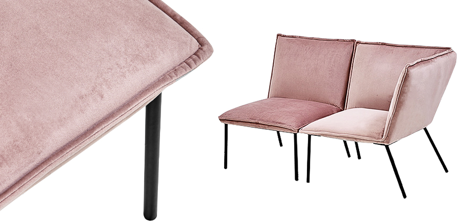 Кресло Corner Armchair Single pink Кресло Corner Armchair Single pink - Loft-Concept в Орле