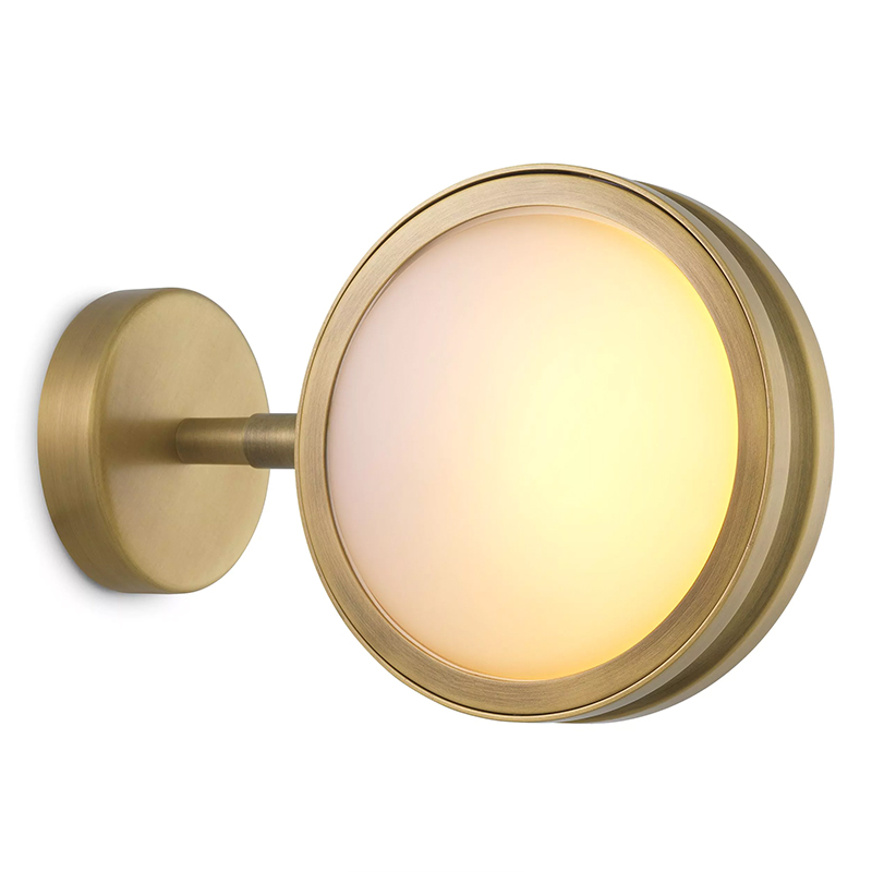 Бра Eichholtz Wall Lamp Blaize Латунь Белое матовое стекло Бра Eichholtz Wall Lamp Blaize Латунь Белое матовое стекло в Орле | Loft Concept