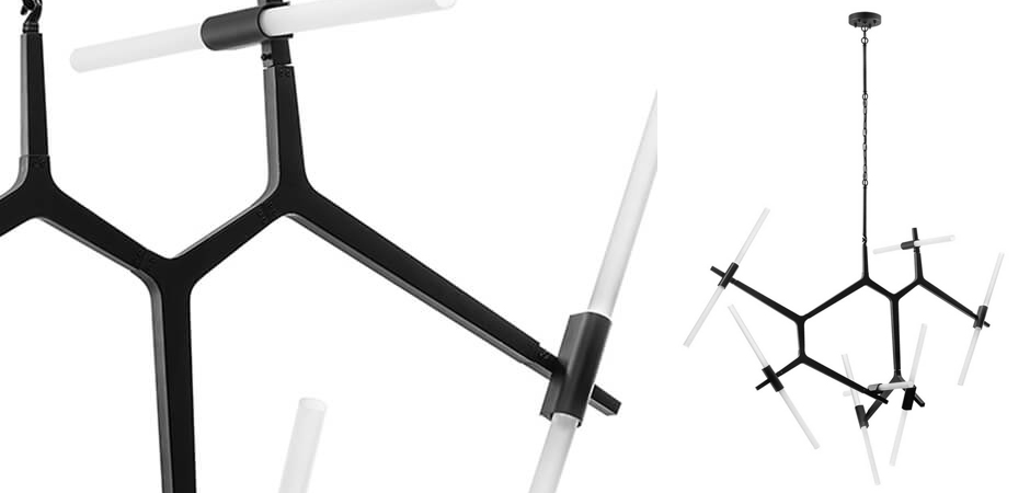 Люстра Агнес Chandelier Black 14 Люстра Агнес Chandelier Black 14 - Loft-Concept в Орле