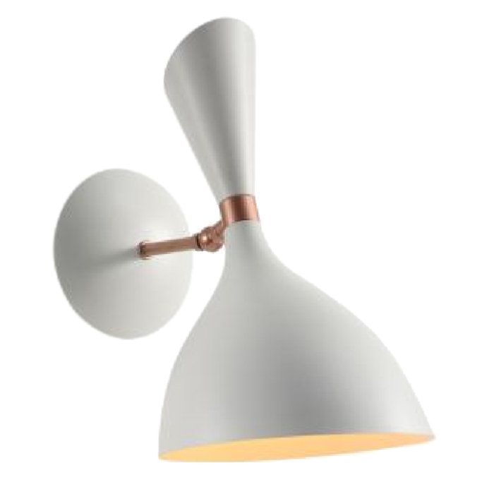 Бра Duke wall lamp White Белый Латунь Бра Duke wall lamp White Белый Латунь в Орле | Loft Concept