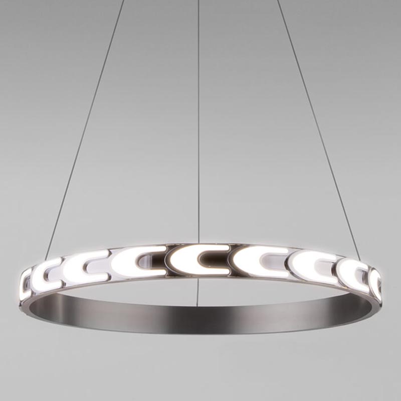 Люстра Maoris Ring Horizontal Chandelier D60 Никель Сатин Люстра Maoris Ring Horizontal Chandelier D60 Никель Сатин в Орле | Loft Concept