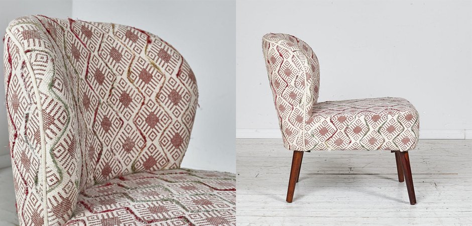Кресло с розовым орнаментом KELIM Pattern Кресло с розовым орнаментом KELIM Pattern - Loft-Concept в Орле