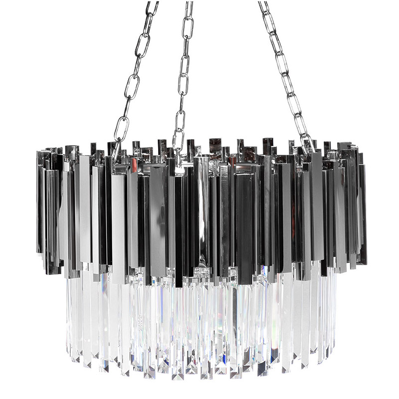 Люстра Empire Suspension Single Circle 60 chrome Хром Прозрачный Люстра Empire Suspension Single Circle 60 chrome Хром Прозрачный в Орле | Loft Concept
