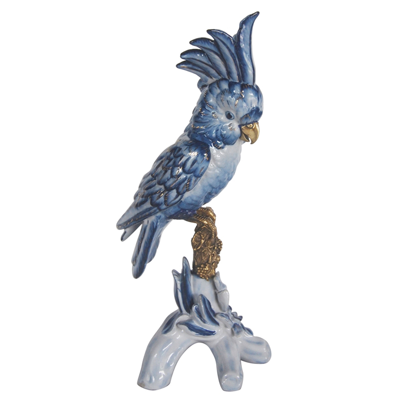 Статуэтка Blue Parrot Синий Бронза Статуэтка Blue Parrot Синий Бронза в Орле | Loft Concept