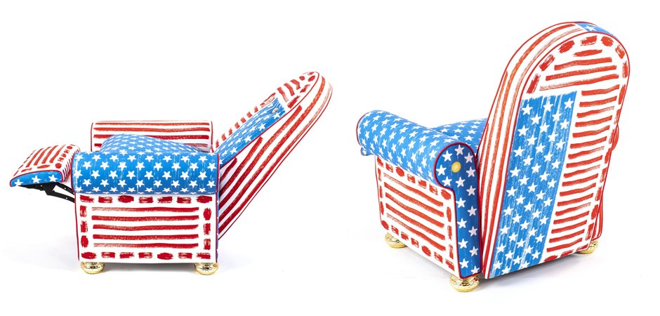 Кресло Seletti Lazy Painter USA Кресло Seletti Lazy Painter USA - Loft-Concept в Орле