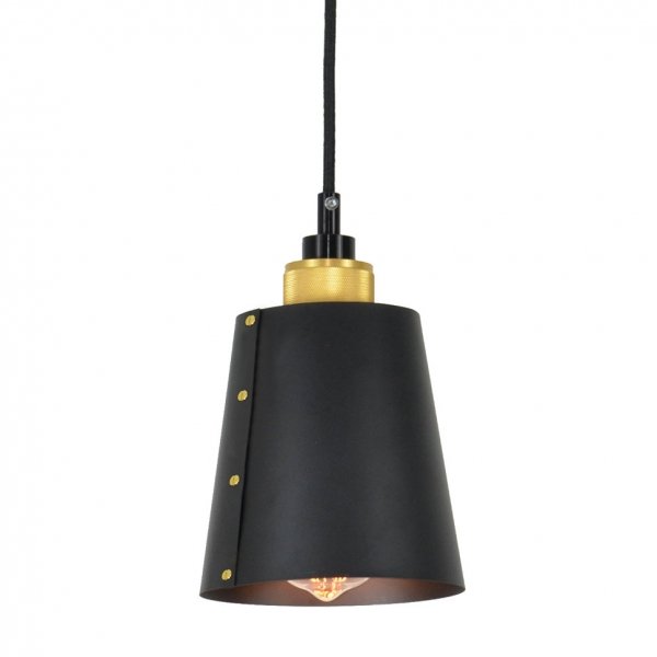 Подвесной светильник Black Hooked Mono Cope Черный Подвесной светильник Black Hooked Mono Cope Черный в Орле | Loft Concept
